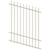 ProtectorAl 0350-1200W x 1500H Surfmist Radiator Pool Fence Panel Raked Up to 15º