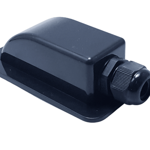 Exotronic 1 Gland Black Cable Entry Cover (Lightweight ABS)