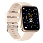 Bluetooth Smart Watch 1.85" FHD IPS Monitor Heart Rate Blood Pressure BT 5.0 - Gold