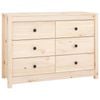 vidaXL Pine Side Cabinet Sideboard Highboard Cupboard Buffet Chest