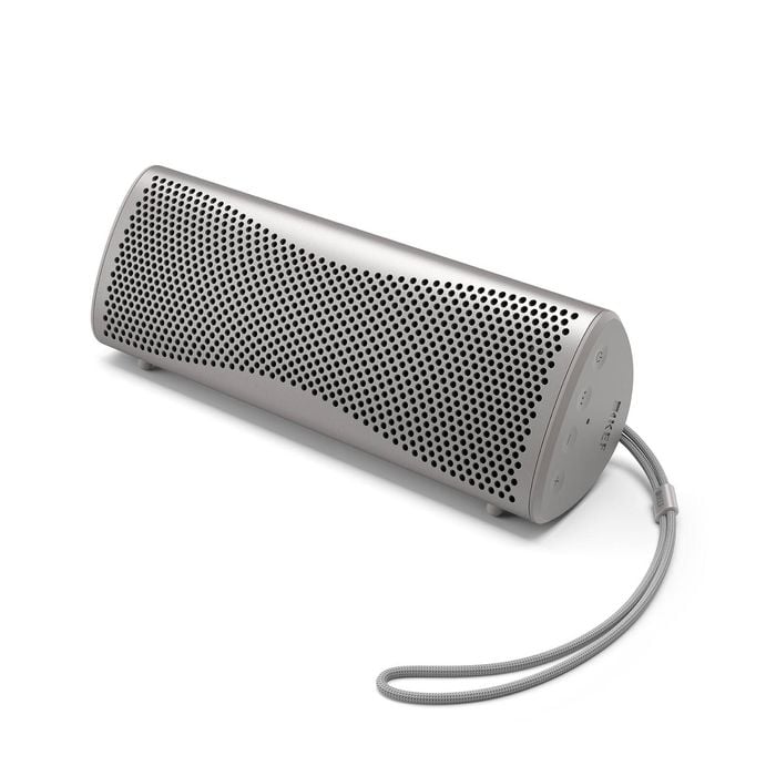 KEF MUO Portable Bluetooth Speaker Silver Dusk