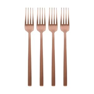 Argon Tableware Stainless Steel Dinner Forks - 19.5cm - Pack of 4