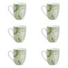 6PK LVD Ceramic Coffee Mug Burbank Home/Kitchen Drinkware 10.5cm Assorted