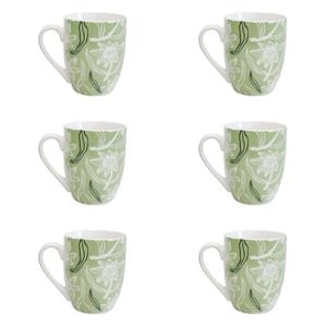 6PK LVD Ceramic Coffee Mug Burbank Home/Kitchen Drinkware 10.5cm Assorted