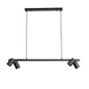 Oriel Lighting Bridge 4lt Spot Pendant Light Black