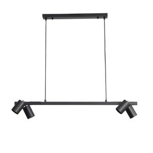 Oriel Lighting Bridge 4lt Spot Pendant Light Black