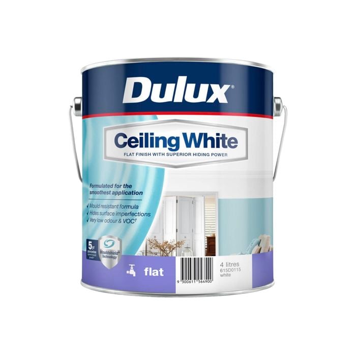 Dulux 4L White Ceiling Paint
