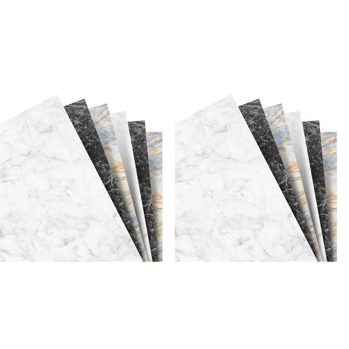 2x 60pc Filofax Marble Plain Notepaper Personal Refill Set Organiser Stationery