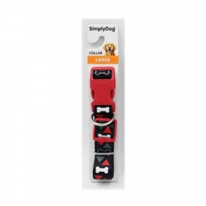 Simply Dog Heat Transfer Pattern Collar Large