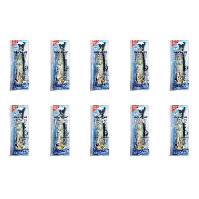 10x Surecatch 115g Chin Guard Fishing Trolling Rig 8/0 Stainless Steel Hooks