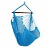 Costway Caribbean Hammock Chair Stretchable Swing Tassel Camping Blue