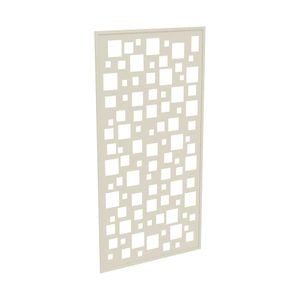 ProtectorAl 300-940 x 941-1840mm Surfmist Squares Framed Composite Decorative Panel