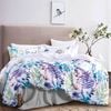 Marina Turquoise Leaf Quilt Cover Set( Super King )