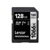 Lexar 128gb Sdxc Uhs-i 1066x Professional Sd Card - 160mb/s For Dslr & Mirrorless Cameras