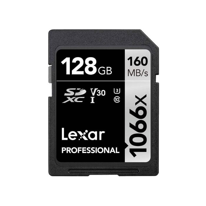 Lexar 128gb Sdxc Uhs-i 1066x Professional Sd Card - 160mb/s For Dslr & Mirrorless Cameras