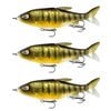 3x 13 Fishing 185mm Glidesdale Jointed Glidebait Fishing Lures - Clear Perch