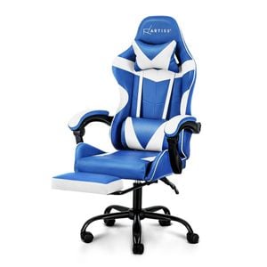 Artiss Office Chair Gaming Blue & White