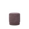 Amalfi Kiran Stool Rust & White 40.5x40.5x41.5cm
