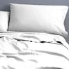 Park Avenue 500TC King Bed Natural Cotton Fitted/Flat Sheet/Pillowcases White