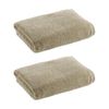 2PK Christy Cirrus Bath Towel Combed Cotton 450GSM Fast Drying Latte