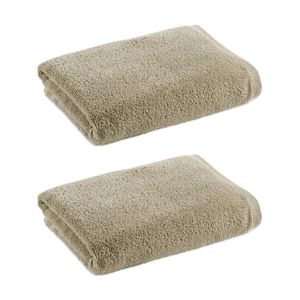 2PK Christy Cirrus Bath Towel Combed Cotton 450GSM Fast Drying Latte
