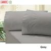 Bloomington Revive 400TC Cotton Sateen Combo Fitted Sheet Set Single (No Flat) Grey