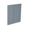 Kaboodle Danish Blue Heritage Corner Wall Cabinet Doors - 2 Pack