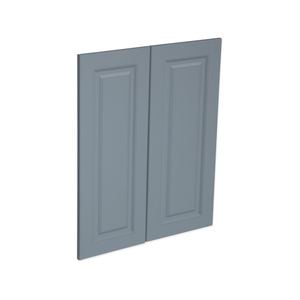 Kaboodle Danish Blue Heritage Corner Wall Cabinet Doors - 2 Pack