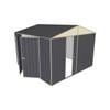Build-a-Shed 3.0 x 3.0 x 2.3m Gable Double Hinged Side Doors Shed - Grey
