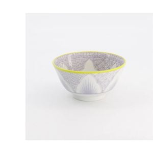 Tokyo Design Studio Lily Flower Tayo Bowl Purple 14x6cm