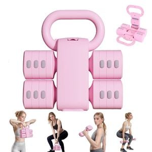 Fohoa Adjustable Kettlebell Set 4-in-1 Convertible Free Weights For Home Gym