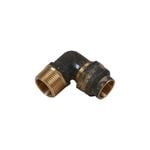 Brasshards 20FL x 20MI Brass Male Flared Compression Elbow LF