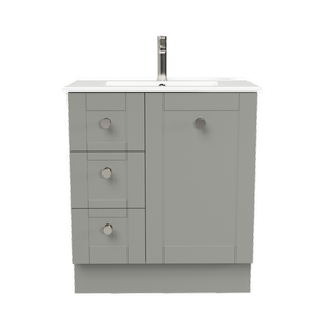 New England Joinery 750mm Diadem Centre Basin Alpha Top Floor Standing Vanity