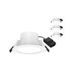 Luce Bella 8W 90mm Tri-CCT LED Downlight - 4 Pack