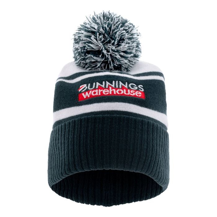 Bunnings Pom Pom Beanie