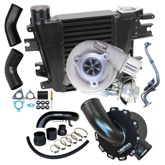 Upgrade Turbo, Intercooler, Airbox And Piping Kit For Nissan Patrol Zd30 3.0l Fits Late Di 01/2002-12/2006