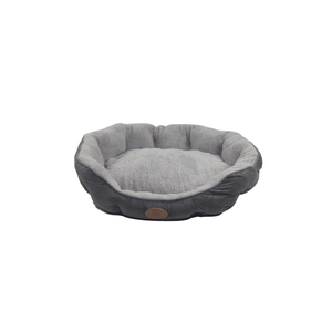 Yes4pets Blue/grey Washable Fleece Soft Pet Bed - Large