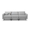 Costway 3-seat Sofa Bed Fabric Lounge Sofa Upholstered Couch