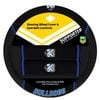CANTERBURY BULLDOGS Official NRL Steering Wheel Cover and Seat Belt Cover Set