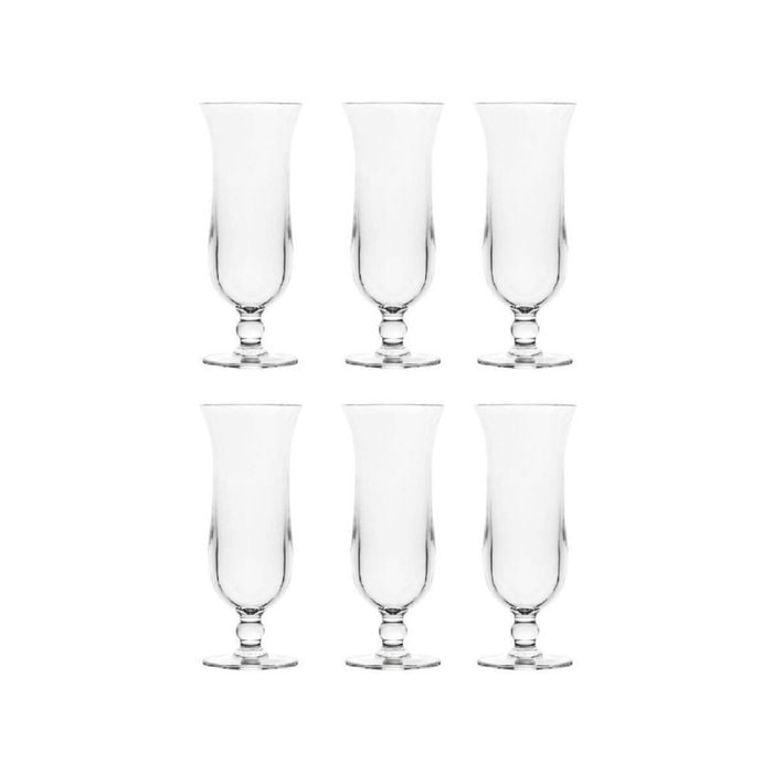 Polysafe Hurricane Cocktail Glass 400ml Set 6