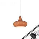 Snap Lighting Ligna Dome Downlight to Pendant Light Conversion Kit Brown