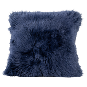 Naturally Sheepskins 45x45cm Navy Sheepskin Cushion Cover