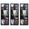 3PK Frankie & Me Collage Flat 5 Pictures Frame Home/Office Decor 57.5cm Black