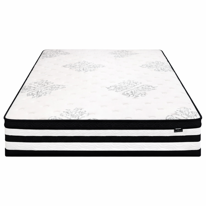 Foret Single Bed Mattress 5 Zone Plush Euro Top Foam Medium Firm 34cm