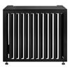 Outdoor Aluminium Vertical Black Air Conditioning Cover Small