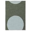 Loopsie-220cm X 150cm-marcado Printed Green & Blue Washable Rug