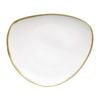 Olympia Kiln Triangular Plate Chalk 6 Pack 230mm Commercial Tableware