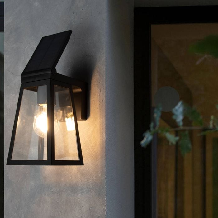 Solar Wall Light Aluminium Astin Sinclair
