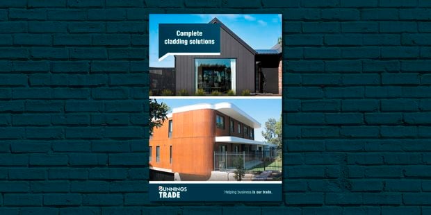 Cladding booklet cover.