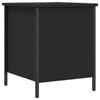 vidaXL Storage Bench Shoe Storage Container Living Room Black